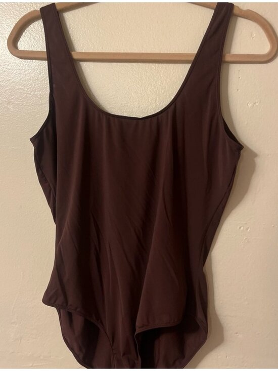Tops - Parade Deep Brown One-Piece Bodysuit